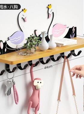 进挂门玄关收pxx10090纳挂门口钥匙衣架钩壁挂墙上免打孔钩房厨墙