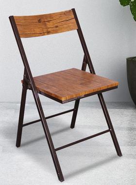 工业风椅店子靠背椅餐椅家用凳子简约木书椅房中式饭餐厅餐94271