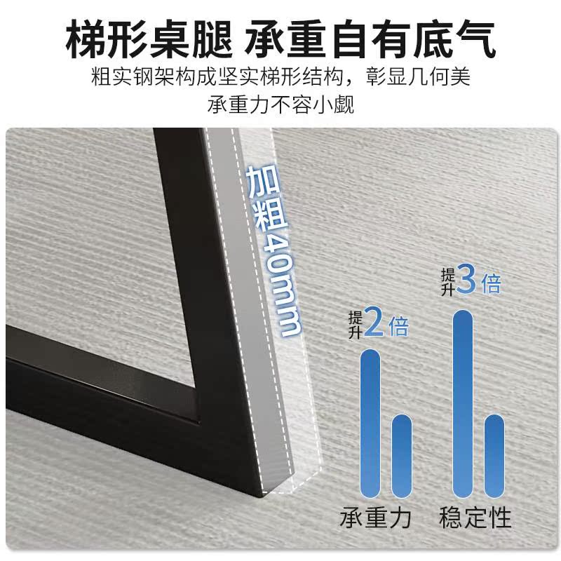 双人大书桌成人家用电脑桌长工作台卧室学习桌简易办公桌椅组合