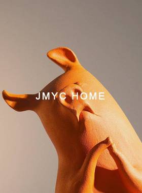 现代简约卡通柜小猪雕塑摆件样板间电61439视客书房玄关儿童房装