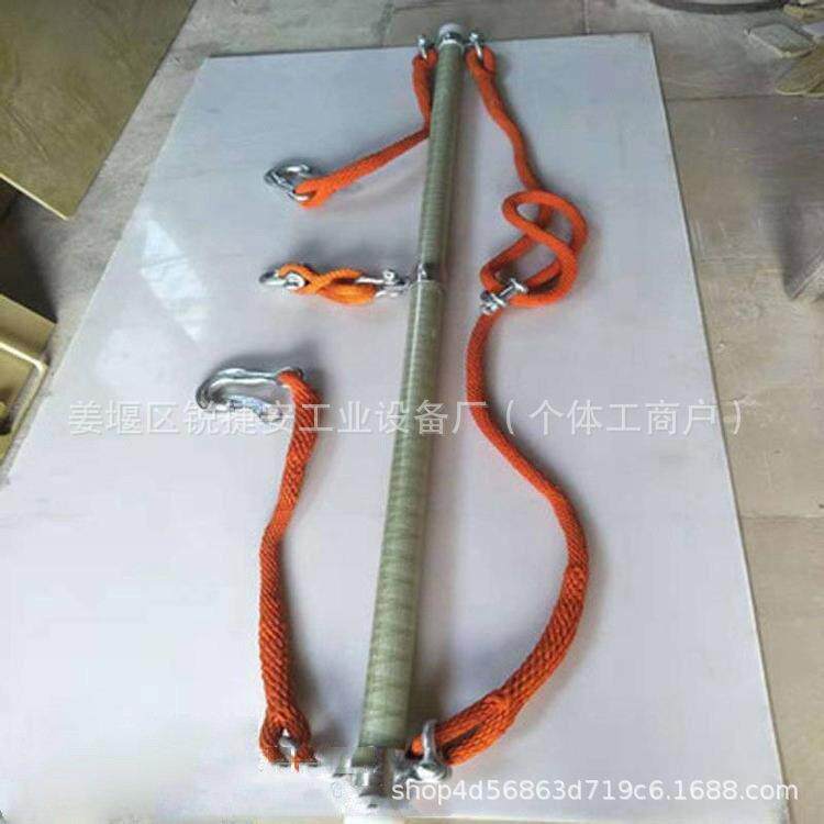 10kv三角吊绝架斗臂车高压线缘路提升悬挂杆2相米电三角吊架力三