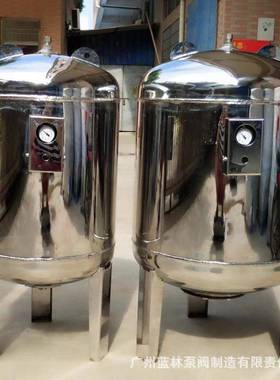 囊不锈钢定压水罐201710L式隔膜气罐304压不锈钢压力膨胀补稳压罐