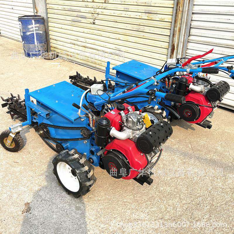 农田水挖沟机5马埋力链条排开沟机绿1CPD化带管开挖机