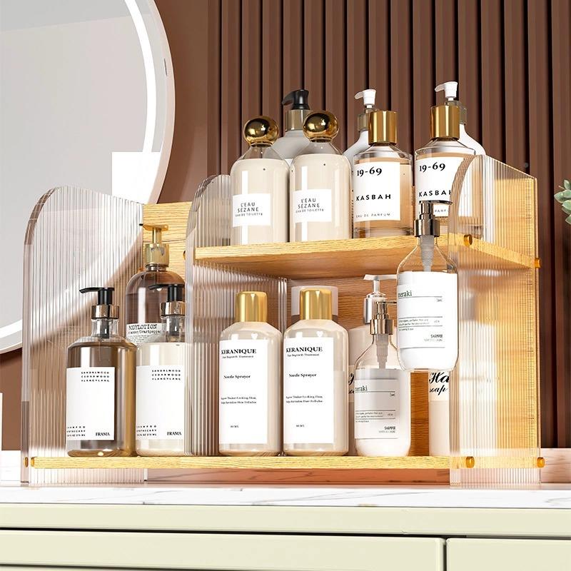 漱981洗台置物架台面肤收纳架浴室护用品储物架厕所洗间手桌面放