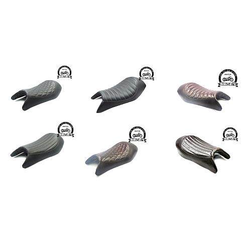 适用赛科龙RE3复古座垫 宗申250/400机车改装驼峰坐垫 毛毛虫鞍座