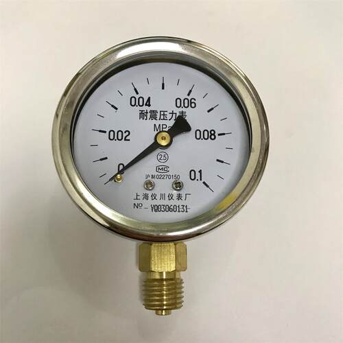 耐震压力表 YN-68 0-0.1mpa 压力0.1mpa 1公斤 1kg 14.5psi m14牙