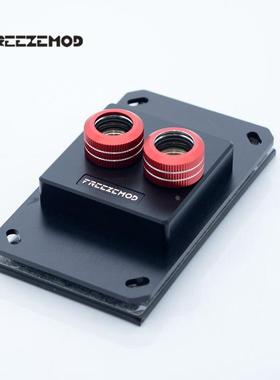 FREEZEMOD电脑CPU水冷头AMD-POOC喷射型黑色耐高温POM上盖支持AM4