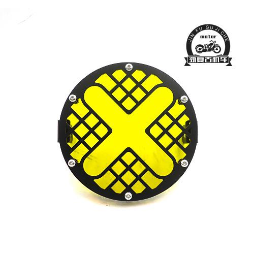 CG125/GN125大灯网罩灯网 宗申week8阿瑞斯改装大灯保护网罩灯罩