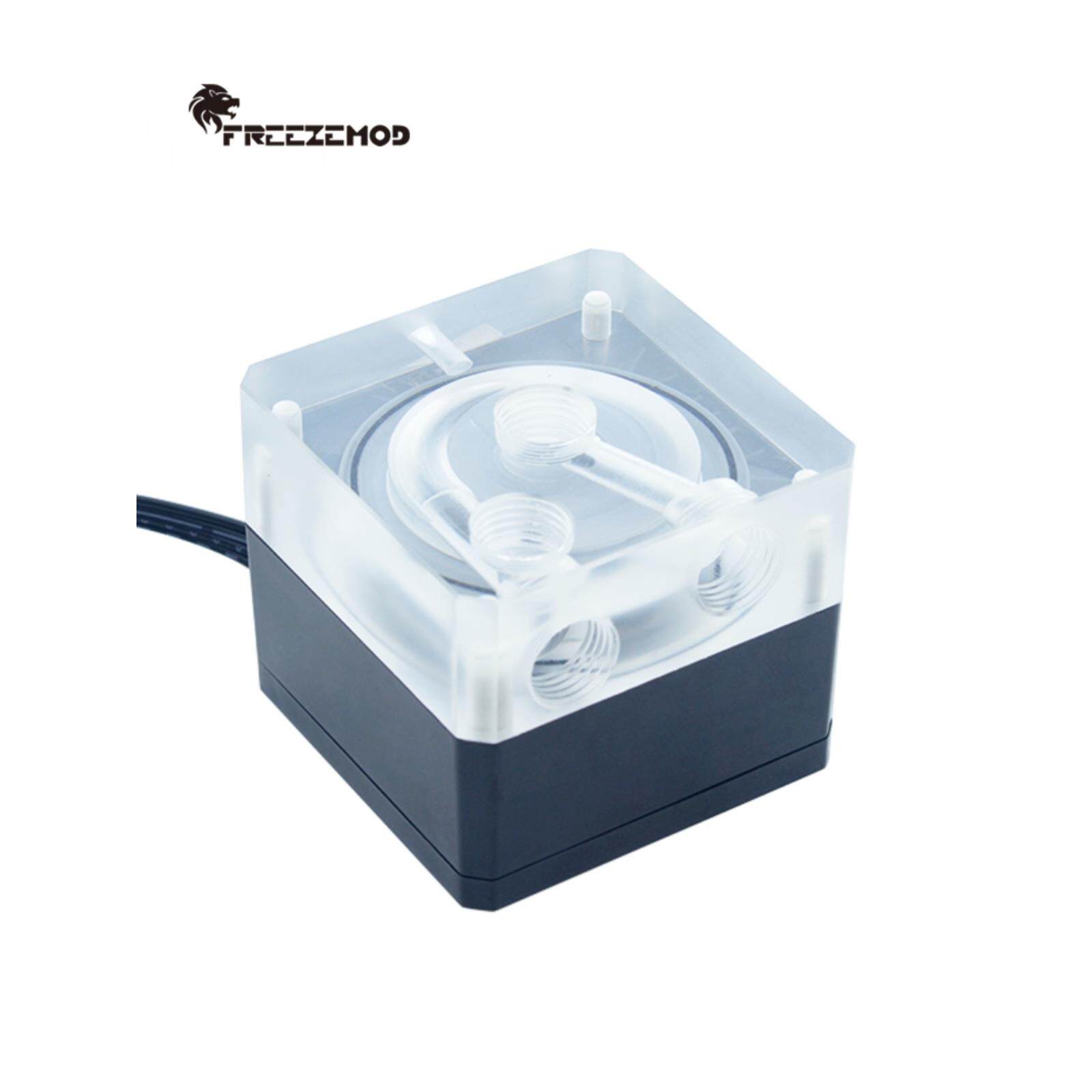 FREEZEMOD电脑水冷水泵磁悬浮超静音PMW调速PU-FXDDC18W双路进出