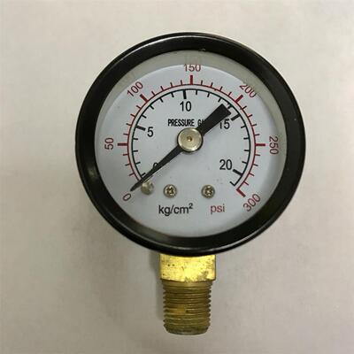 y-40 0-20kg 0-300psi 40mm 压力表 螺纹PT1/8 压力2mpa 径向