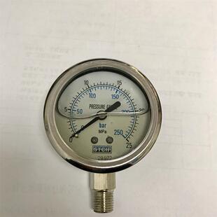 压力 250bar 25mpa 耐震压力表 螺纹ZG1 直径68.5mm 立式 stcif