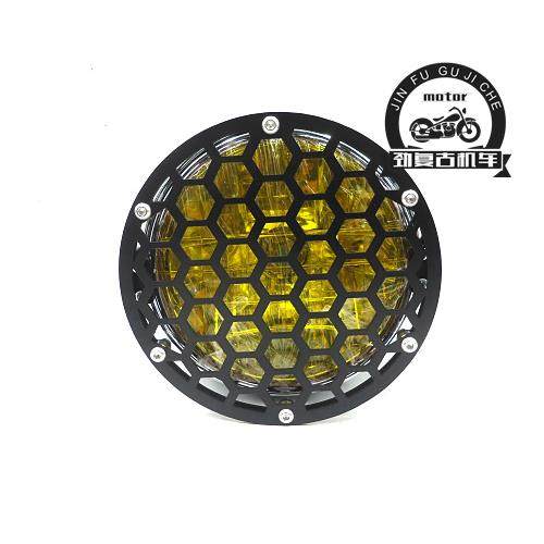 摩托车大灯车灯 CB400/900改装大灯总成 黄蜂600/900水晶大灯