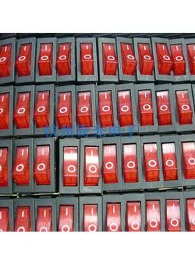 船型开关 32*13 红色 3脚 2档开关 KCD3-102N 电源开关