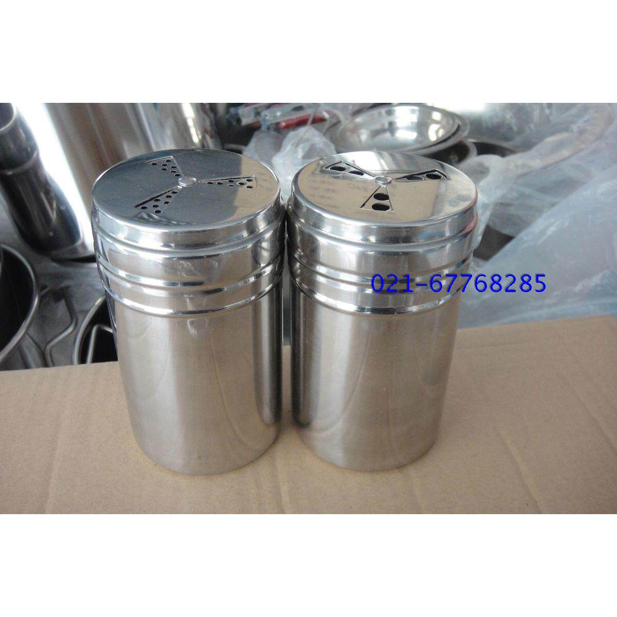 烧烤*油炸专用 不锈钢调料瓶 椒盐瓶 带孔调料罐 椒盐罐 大中小号