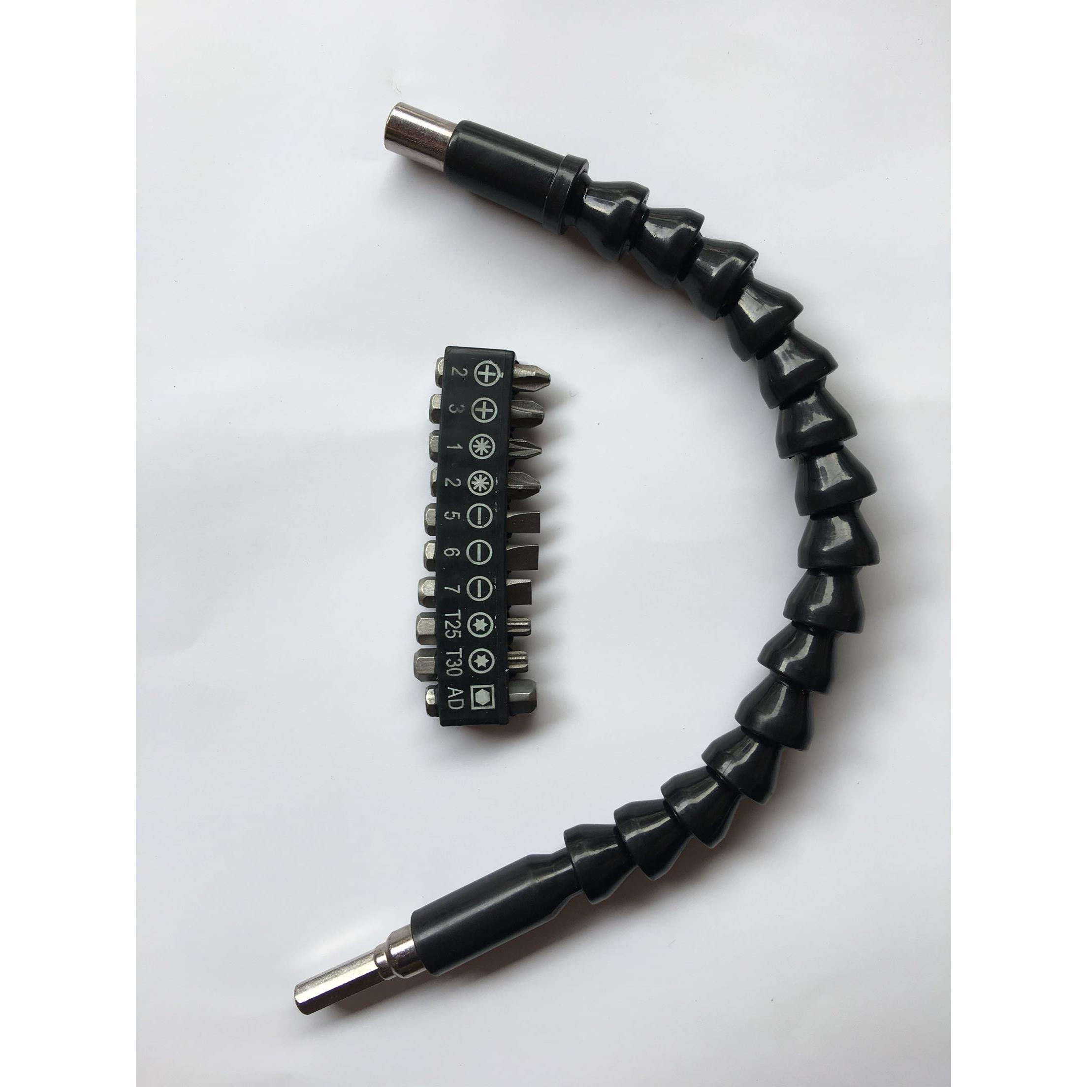 充电钻电动螺丝刀批头多功能万向软轴延长棒软管连接轴