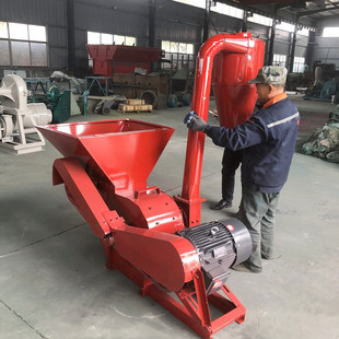 大型马牛羊饲料打糠机树枝树皮柠条粉碎机干湿两用玉米芯粉碎机