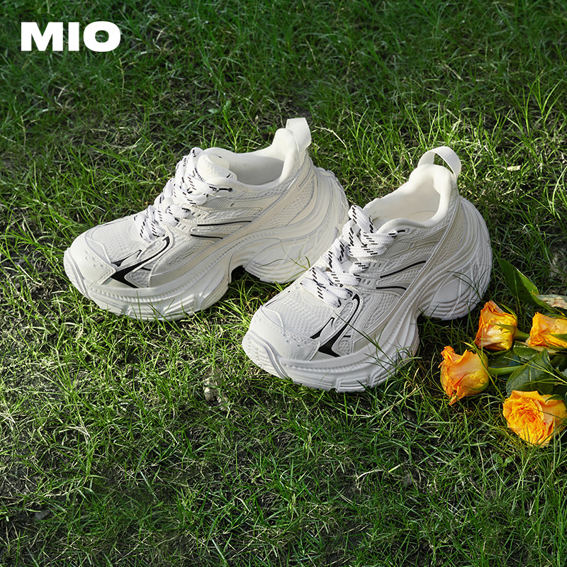 【刘逸云同款】MIO米奥老爹鞋厚底增高休闲鞋复古轮胎鞋女鞋