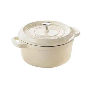 搪瓷素味珐琅锅炖锅铸铁家用炖盅汤盅砂锅陶瓷汤锅焖煮不粘sowe