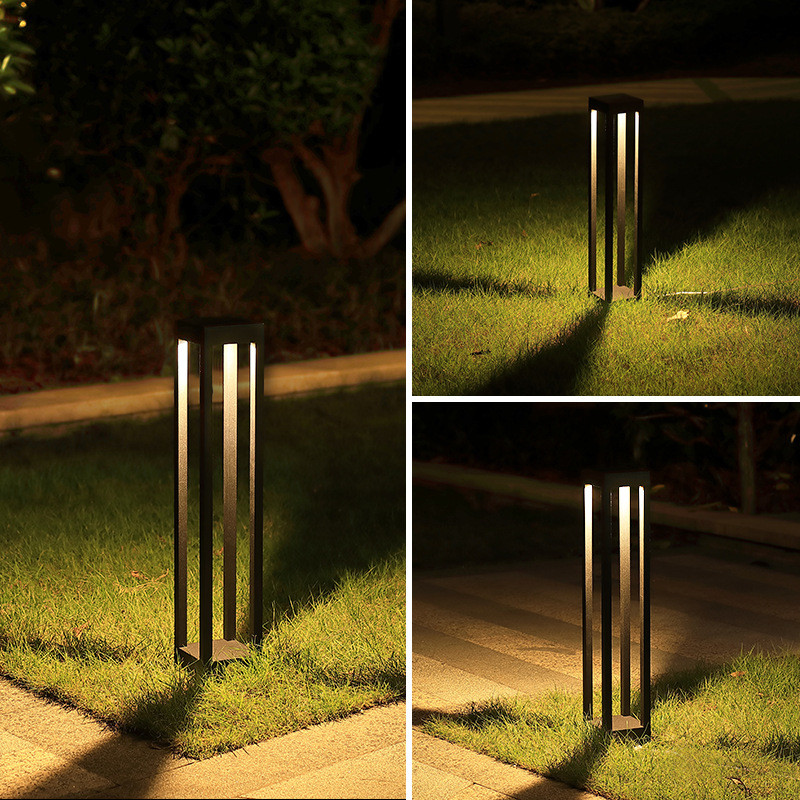 5w6w7w高亮led草坪灯外壳套件花园灯庭院装饰户外防水照明柱头灯