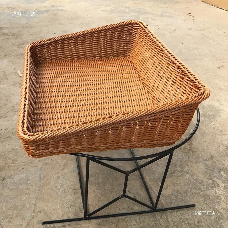 超市斜边展示篮梯形水果盘蔬菜塑料收纳筐面包篮子手工编水果篮,收纳整理,橱柜收纳筐,淘宝优惠券,粉丝福利购,淘宝优惠卷