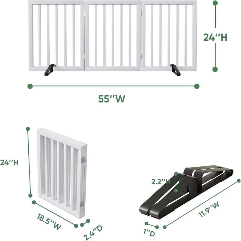 木质宠物门栏狗狗中小型犬狗笼隔离围栏狗栅栏分离栏杆可折叠护栏