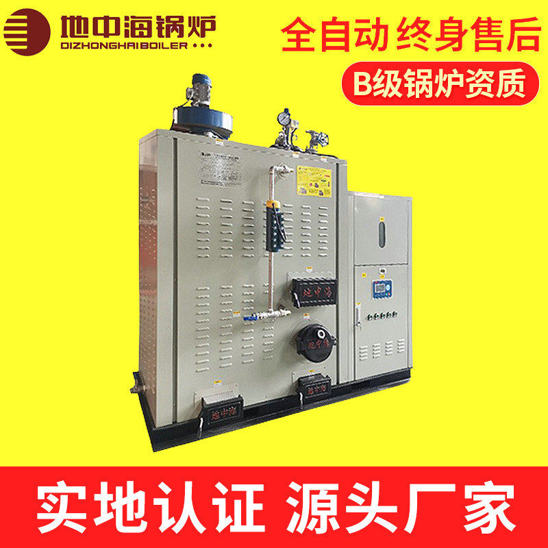 地中海新款食品洗涤化工电镀300KG贯流生物质蒸汽发生器锅炉