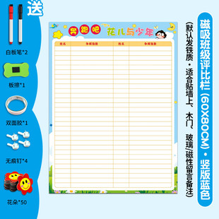 班级评比栏墙贴教室你追我赶中小学生评分表学生磁性幼儿园积分榜