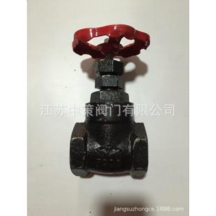 Z11T 16i丝扣暗杆铸铁铜芯闸阀丝口闸阀 16铸铁丝扣闸阀Z15T