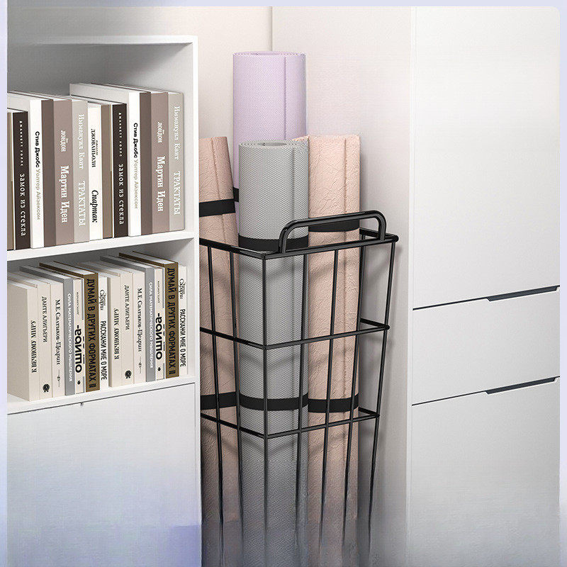 瑜伽垫收纳筐收纳架脏衣篮瑜伽健身运动器材整理架子带轮家泷叻,收纳整理,脏衣篮,淘宝优惠券,粉丝福利购,淘宝优惠卷