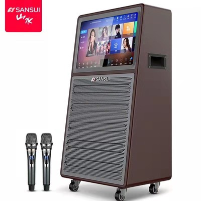 Sansui/山水 P129/P159 唱享系列大功率重低音户外广场舞拉杆音箱