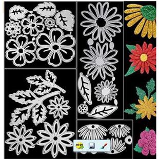 scrapbooking DIY切割刀模 碳钢刀模 益智压花刀模四款花瓣组合