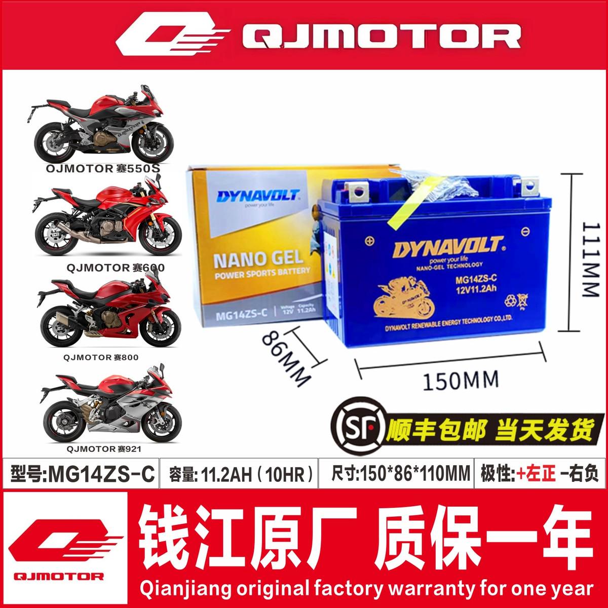 钱江追350追600赛250赛350赛400赛550S赛600逸550骁500闪300电瓶