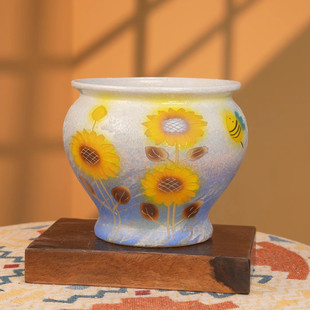 景德镇陶瓷花盆中式家用轻奢高级兰花蝴蝶兰新中式国风三角梅专用