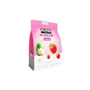 黄桃草莓蔓越莓嚼着吃 新货食语堂牦牛果粒乳酪高铁同款 固体酸奶
