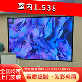 写字楼小间距LED全彩电子显示屏 室内幕墙全彩高清广告电子屏