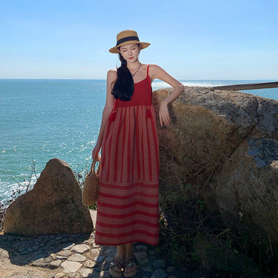 直销西双版纳旅行穿搭红色民