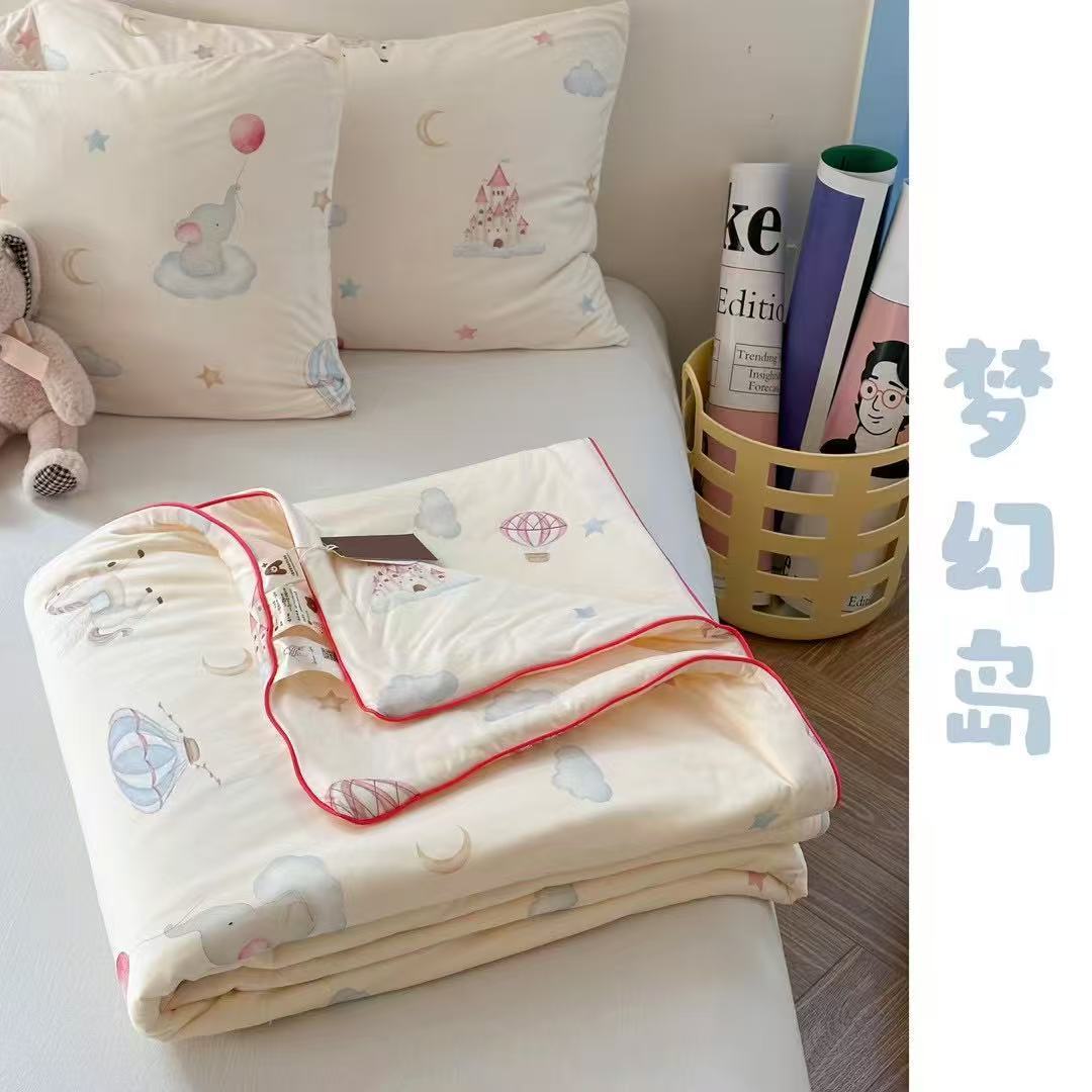 大豆级软糯夏凉被ins风儿童母婴空调被 宿舍床适用夏被