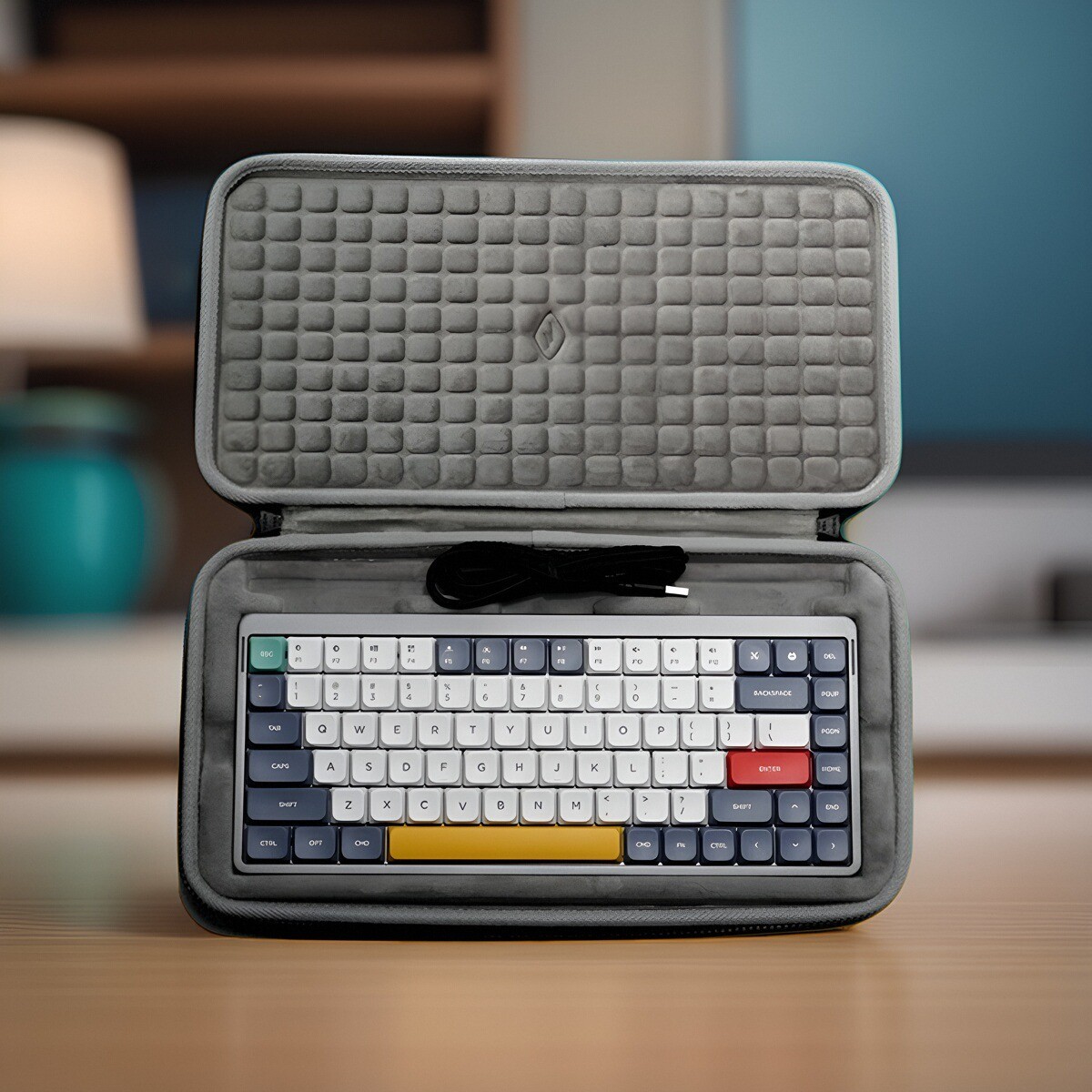 适用Nuphy Air75 /Air60三模薄款键盘保护收纳整理放置包袋套盒箱