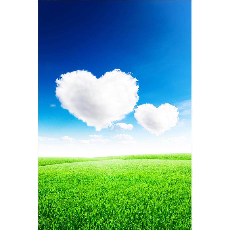 竖版内蒙古大草原墙贴背景墙纸贴纸大自然风景自粘山水画装饰贴画