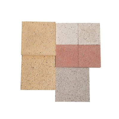 人行道透水砖广场砖釉面砖彩色厂家地面庭院地铺砖现货花纹