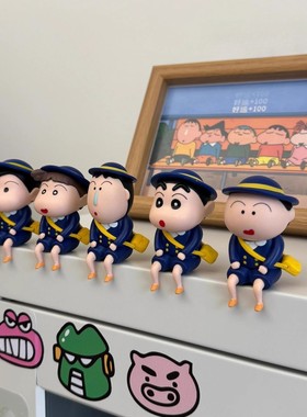 家居好物｜蜡笔小新摆件桌面装饰品可爱客厅电视柜玄关手办创意