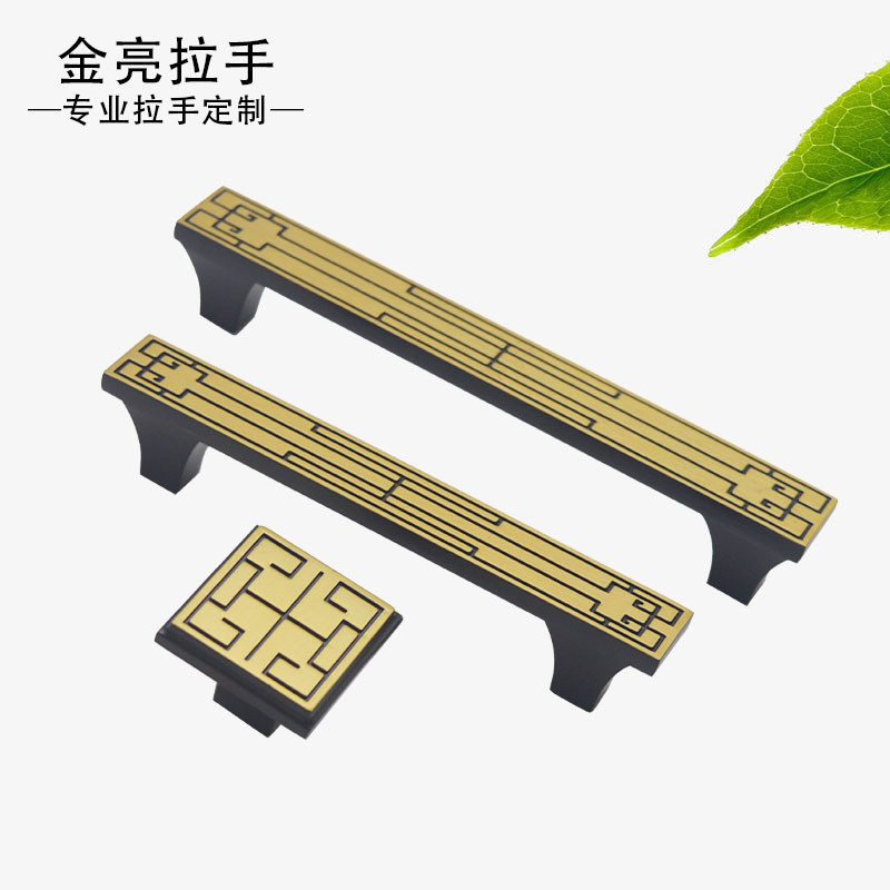 型号517-2003中式拉手古典鞋柜橱柜拉手仿古实心加厚把手家具五金