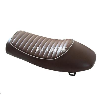 复古改装CG125摩托车座垫 驼峰坐垫 鞍座座包 53cm短版 cafe改装