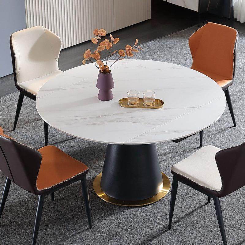 意式伸缩岩板餐桌方圆两用小户型旋转功能折叠餐桌可变方圆餐桌椅,住宅家具,实木餐桌,淘宝优惠券,粉丝福利购,淘宝优惠卷