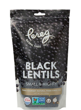 美国直邮 Whole Black Lentils黑扁豆黑色马苏尔扁豆454g适用烹饪