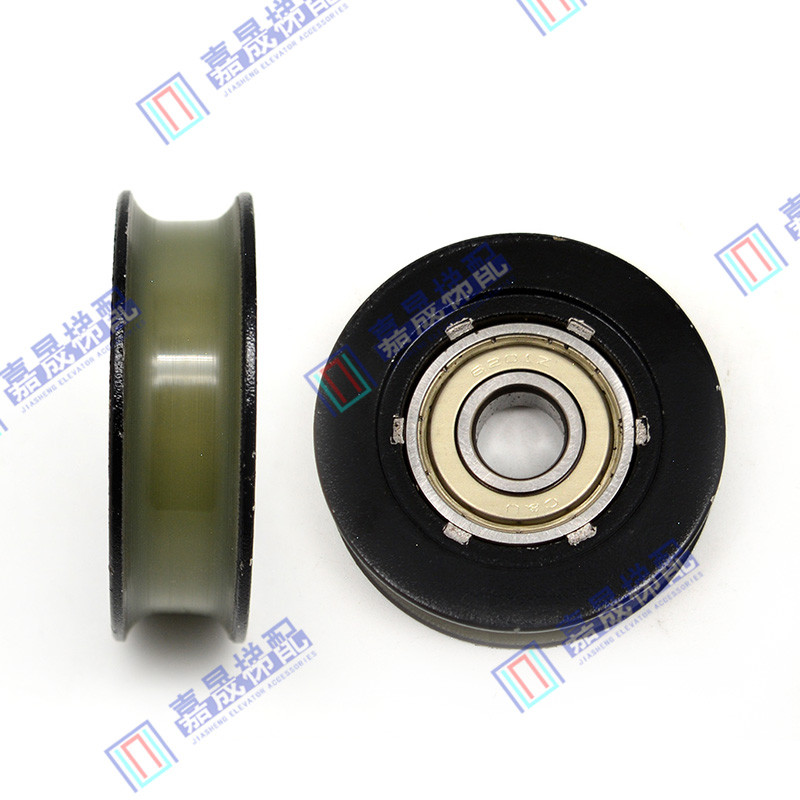 展鹏电梯门挂轮55*14/16*6201/门吊轮/客梯门机轮/电梯配件