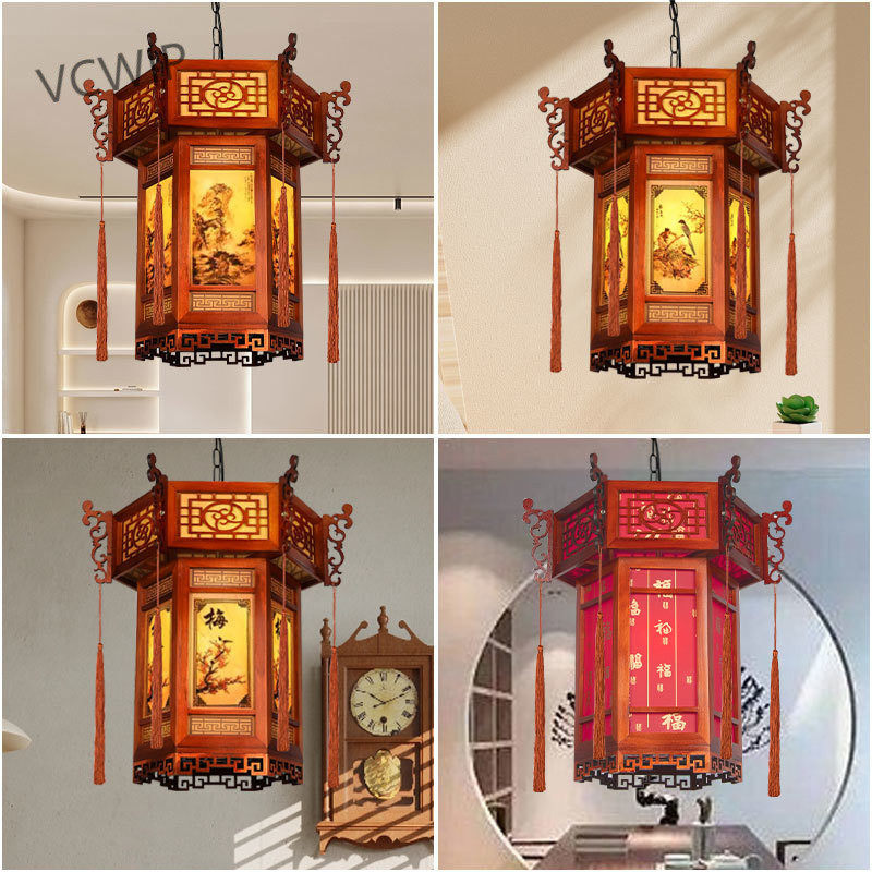 中式实木吊灯六角宫灯仿古红灯笼寺庙祠堂中国z1y,家装灯饰光源,餐厅吊灯,淘宝优惠券,粉丝福利购,淘宝优惠卷
