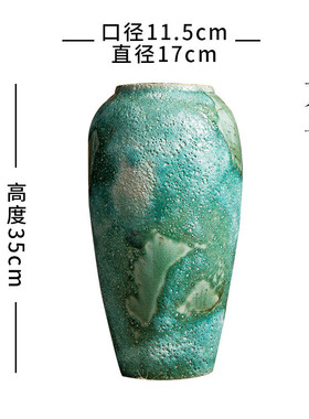 景德镇陶瓷花瓶干花家居陶罐花器餐桌摆件装饰品水培客厅陶艺插花