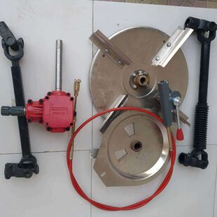 后动力撒肥机配件 齿轮箱传动轴拉线托盘甩盘 撒肥机配件