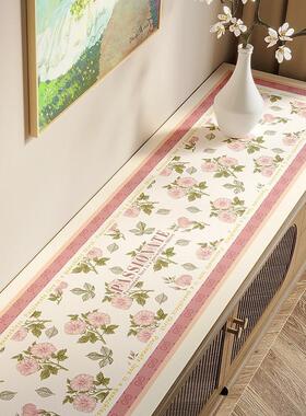 UMC7电视柜桌布桌垫PVC免洗防水台布长方形皮革鞋柜垫防油防烫茶